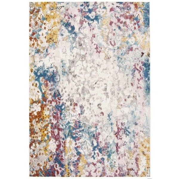 Safavieh 9 x 12 ft. Aria Rectangle Power-Loomed Rug Cream & Dark Teal - ARA166A-9