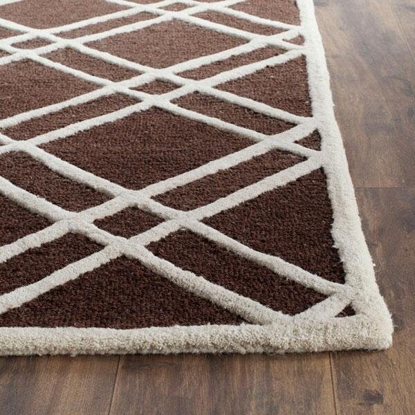 Safavieh Cambridge Accent Area Rug, Dark Brown and Ivory - 2 ft. 6 in. x 4 ft. - CAM142H-24
