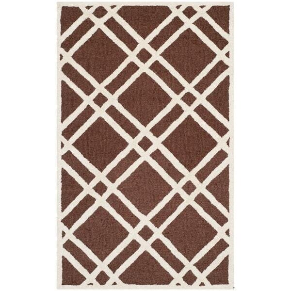 Safavieh Cambridge Accent Area Rug, Dark Brown and Ivory - 2 ft. 6 in. x 4 ft. - CAM142H-24