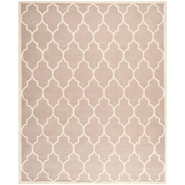 Safavieh Cambridge Hand Tufted Square Rug- Beige - Ivory- 4 x 4 ft. - CAM134J-4SQ
