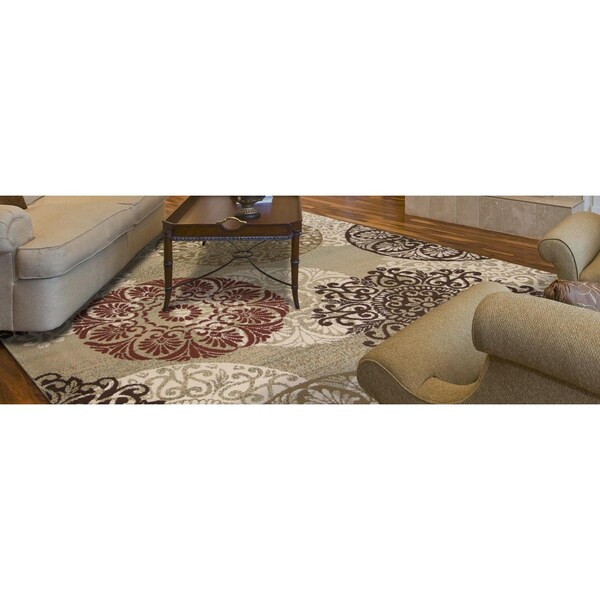 Homeroots 3 ft. 3 in. x 4 ft. 11 in. Polypropylene Sage Area Rug - 353475
