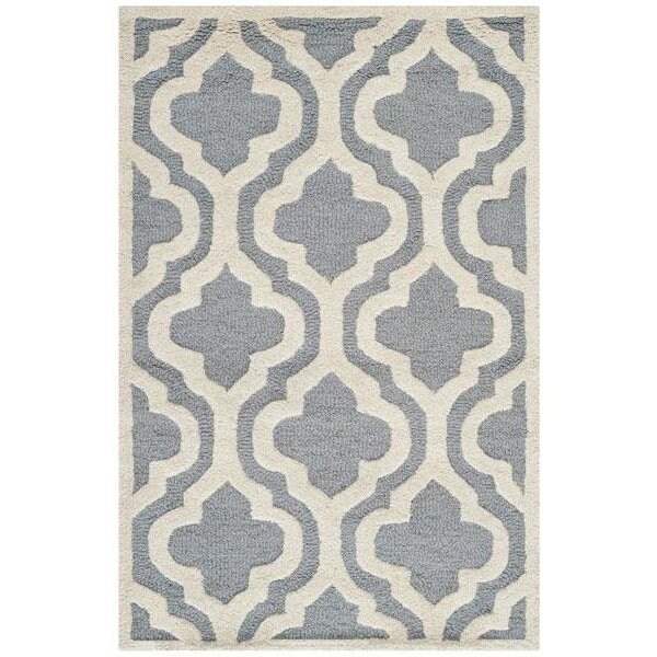 Safavieh Cambridge Square RugSilver & Ivory 6 x 6 ft. - CAM132D-6SQ