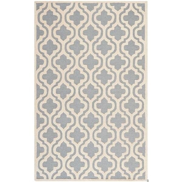 Safavieh Cambridge Square RugSilver & Ivory 6 x 6 ft. - CAM132D-6SQ