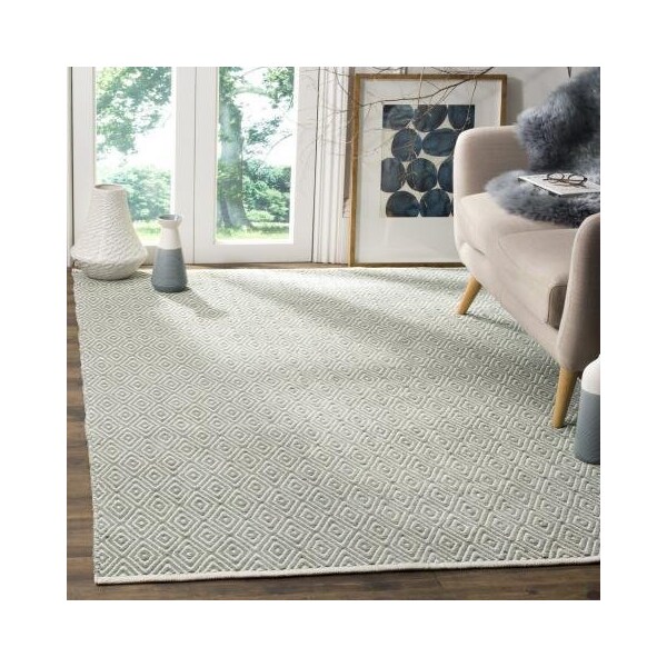 Safavieh 6 x 9 ft. Medium Rectangle Boston Tufted Rug, Grey - BOS682E-6