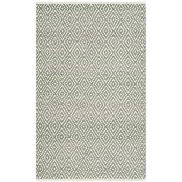 Safavieh 6 x 9 ft. Medium Rectangle Boston Tufted Rug, Grey - BOS682E-6