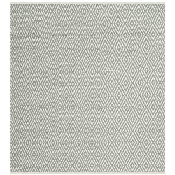 Safavieh 6 x 9 ft. Medium Rectangle Boston Tufted Rug, Grey - BOS682E-6