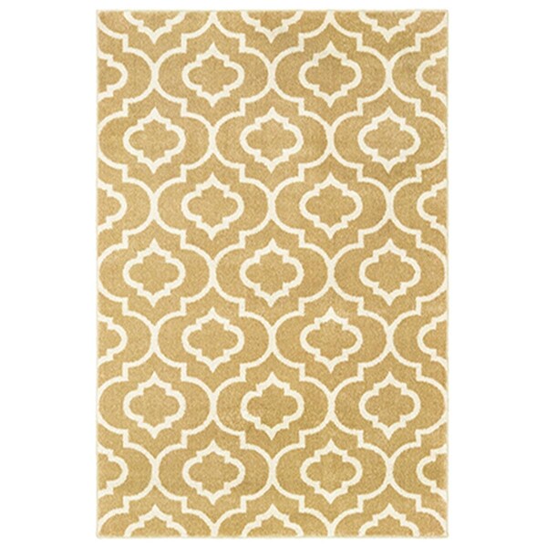 Oriental Weavers 2 ft. 3 in. x 7 ft. 6 in. Carson Runner Rug Gold - C9672E068230ST