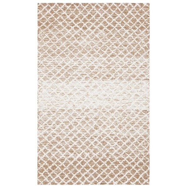 Safavieh 2 ft. -3 in. x 9 ft. Micro-Loop Contemporary Runner Rug, Beige & Ivory - MLP353B-29