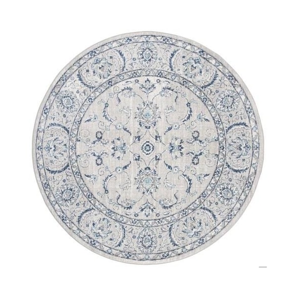 Safavieh 11 x 15 ft. Brentwood Traditional Rectangle RugLight Grey & Blue - BNT854G-1115