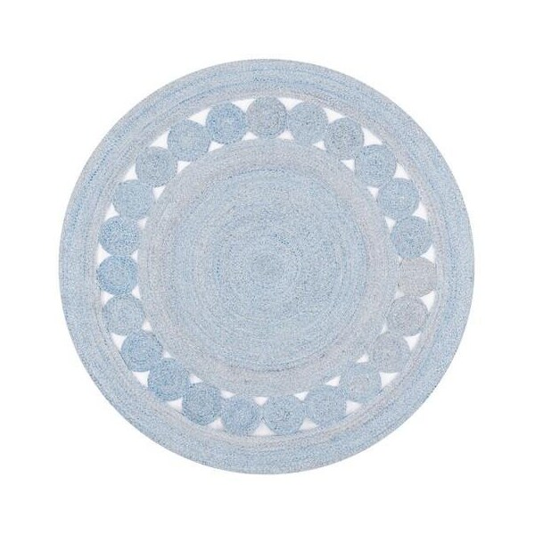 Safavieh 4 x 4 ft. Cape Cod Round Area Rug, Blue - CAP225M-4R