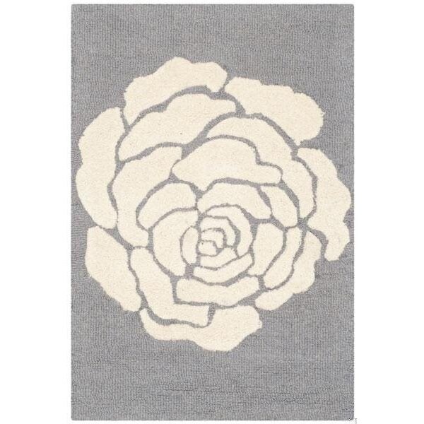 Safavieh 2 ft.-6 in. x 8 ft. Cambridge Hand Tufted Runner RugDark Grey & Ivory - CAM782D-28