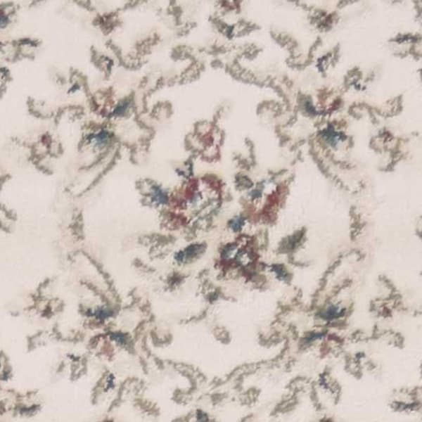 Homeroots 2 ft. x 7 ft. 7 in. Runner Polypropylene Ivory Area Rug - 353435