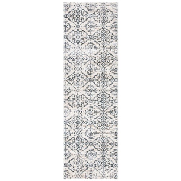 Safavieh 2 ft. 2 in. x 7 ft. Isabella Runner Power Loomed RugCream & Grey - ISA953F-27
