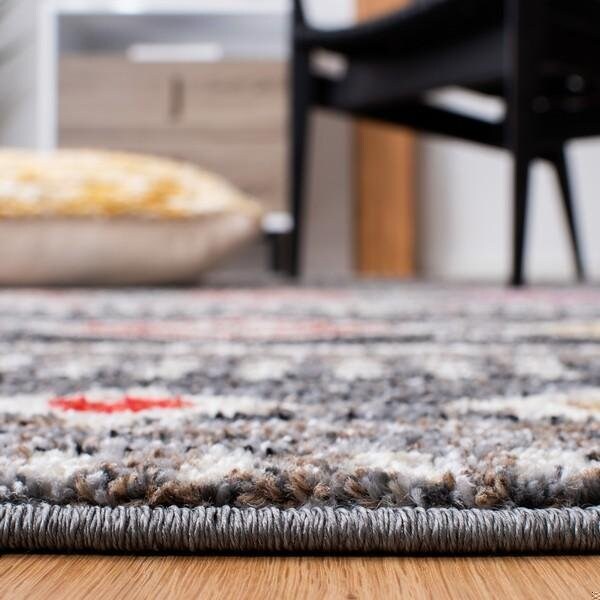 Safavieh Adirondack Rectangular Global Area RugGrey & Ivory 3 x 5 ft. - ADR276G-3