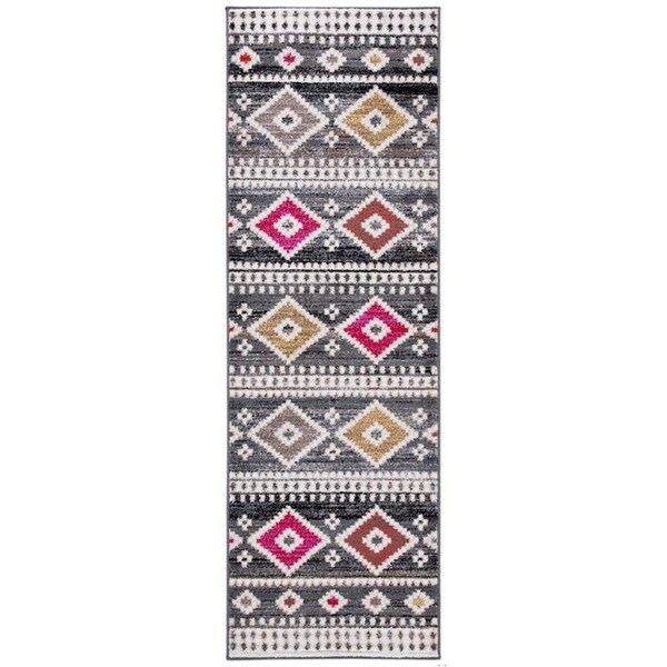 Safavieh Adirondack Rectangular Global Area RugGrey & Ivory 3 x 5 ft. - ADR276G-3