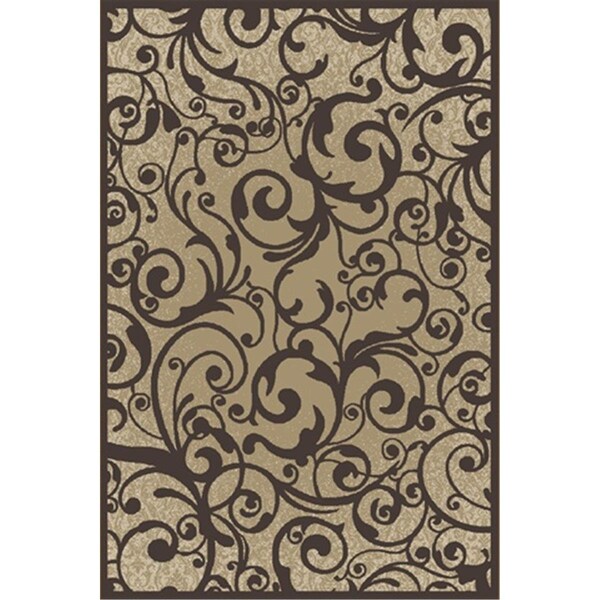 Auric 1845-0012-BEIGE Pisa Rectangular Beige Turkey Area Rug, 7 ft. 10 in. W x 10 ft. 6 in. H - AU679301