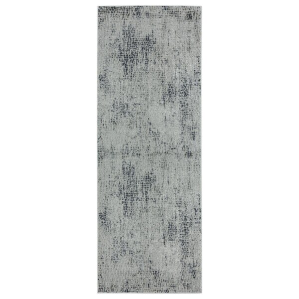 Manmade Veronica Benidict Grey Runner Rug, 2 ft. 7 in. x 7 ft. 2 in. - MA2475936