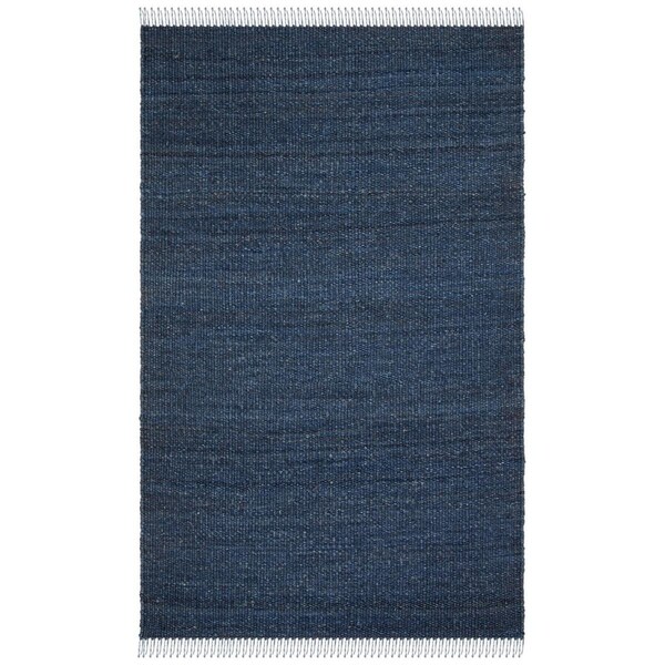 Safavieh 2 ft.-6 in. x 6 ft. Natural Fiber Rectangle Area RugNavy - NF368N-26
