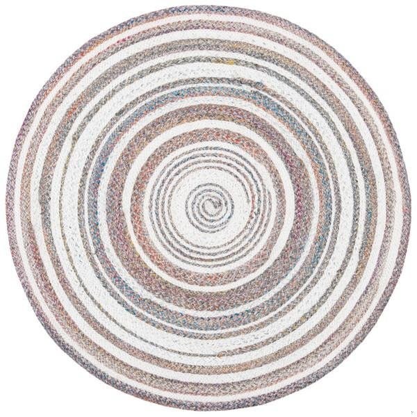 Safavieh 5 x 5 ft. Cape Cod Round Area Rug, Ivory & Pink - CAP235A-5R