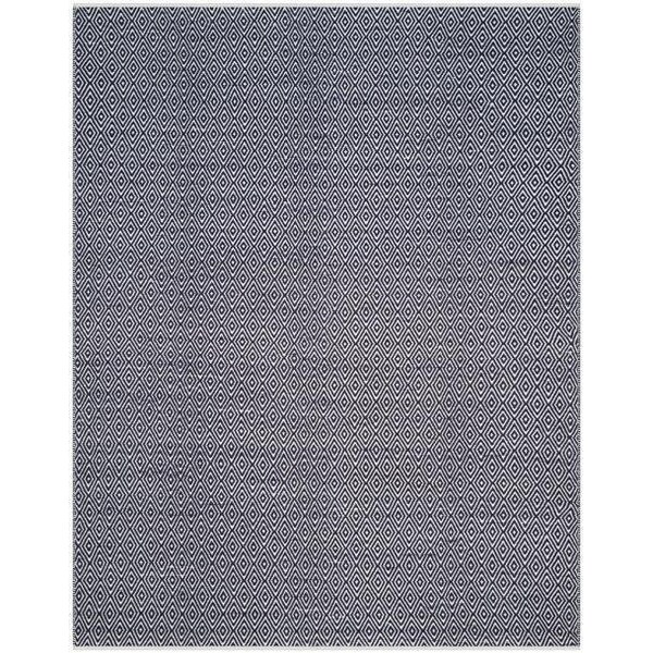 Safavieh 4 x 4 ft. Square Boston Tufted Rug, Navy - BOS682D-4SQ