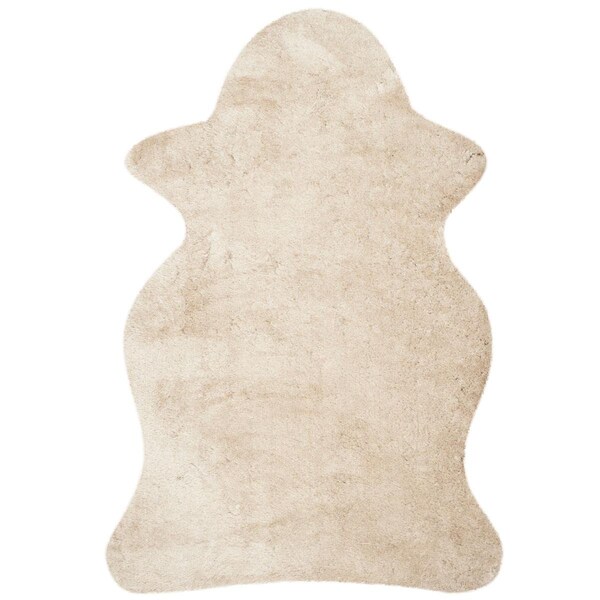 Safavieh Arctic Shag Hand Tufted Rectangle Rug, Light Beige - 7 x 10 ft. - SG270V-7S