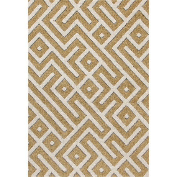 Standalone Highline Collection Amazed Woven Area Rug - Yellow - 3 x 4 ft. - ST3544268