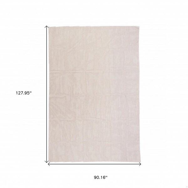 Homeroots 8 x 10 ft. Brown Non Slip Outdoor Rug Pad - 388127