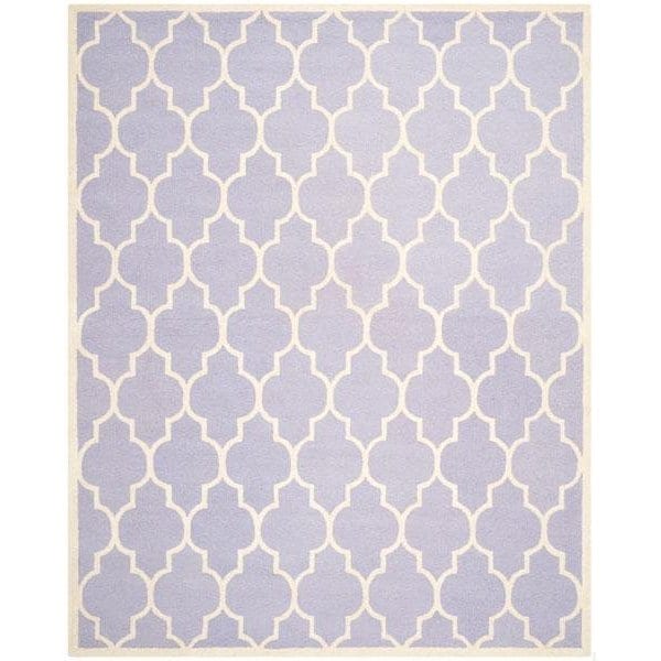 Safavieh Cambridge Hand Tufted Runner Rug, Lavander and Ivory - 2 ft.-6 in. x 8 ft. - CAM134C-28