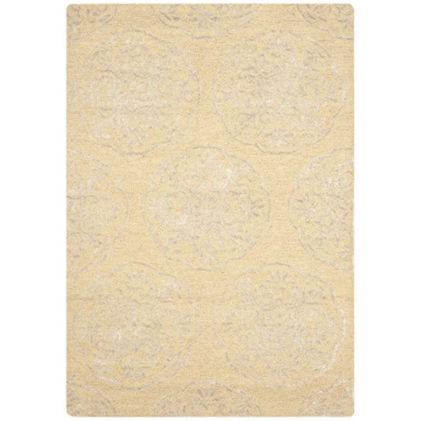 Safavieh Bella Hand Tufted Rectangle Rug- Beige - Silver- 2 x 3 ft. - BEL711B-2