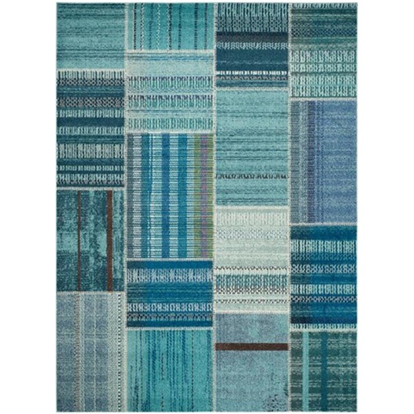 Safavieh Monaco Power Loomed Rectangle Rug- Multi- 3 x 5 ft. - MNC215F-3