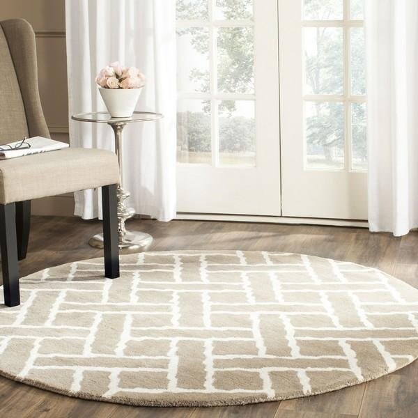 Safavieh Chatham Hand Tufted Runner Rug, Beige and Ivory - 2 ft.-3 in. x 7 ft. - CHT757H-27