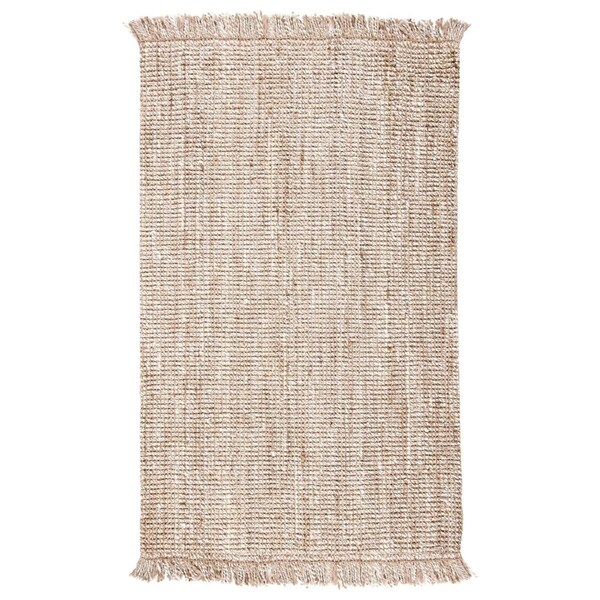 Safavieh 5 x 8 ft. Natural Fiber Global Hand Woven Rectangle Rug Grey & Beige - NF825F-5