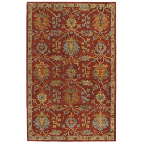 Safavieh 3 x 5 ft. Rectangle Heritage Traditional Area Rug Red & Multicolor - HG417Q-3