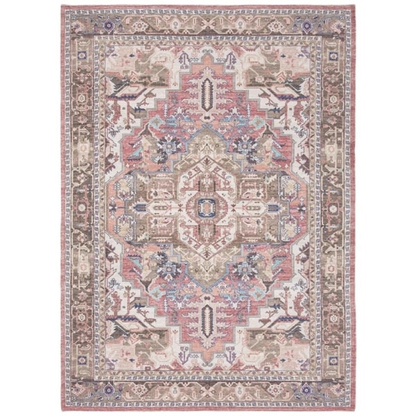 Safavieh 4 x 6 ft. Saffron Rectangle Power Loomed Rug Rust & Ivory - SFN202P-4