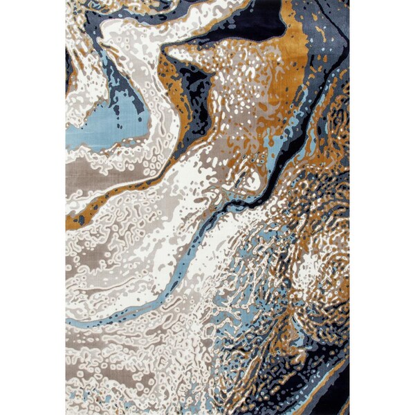 Art Carpet 7 X 10 Ft. Titanium Collection Geode Woven Area Rug, Linen - 841864116240