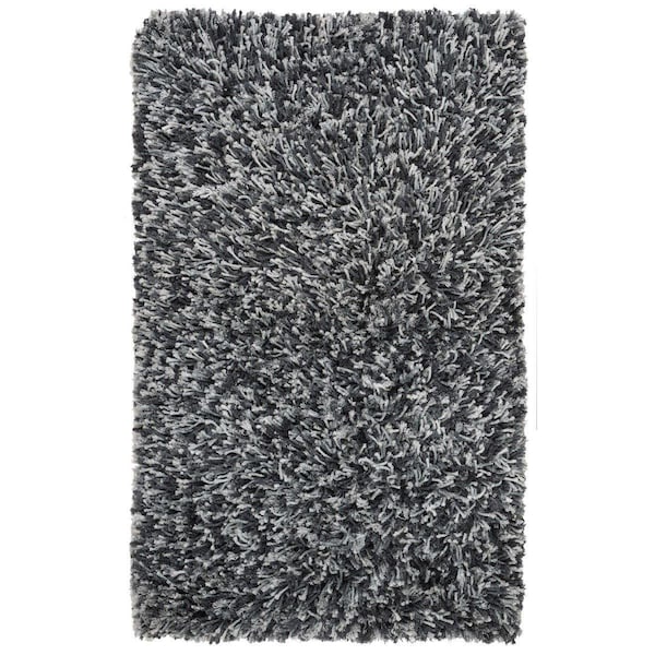 Safavieh 4 x 6 ft. Rio Shag Rectangle Rug Black & Ivory - SG960H-4