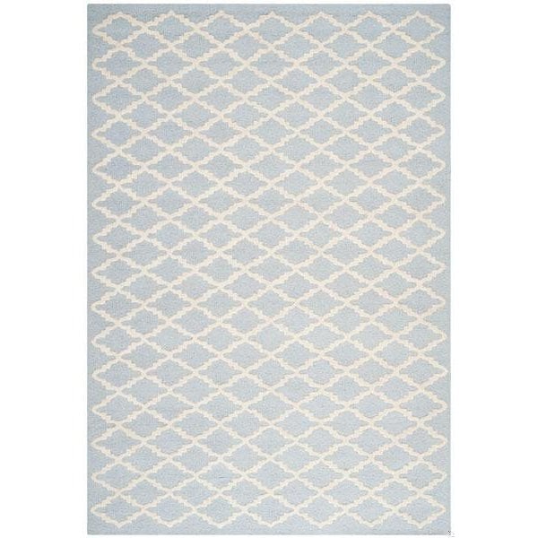 Safavieh Cambridge Hand Tufted Runner Rug- Light Blue - Ivory- 2 ft. 6 in. x 12 ft. - CAM137A-212