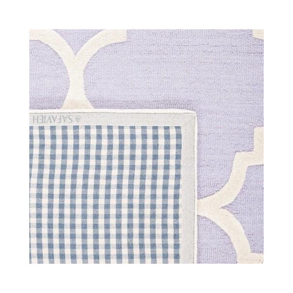 Safavieh Cambridge Hand Tufted Runner Rug- Lavander - Ivory- 2 ft. 6 in. x 6 ft. - CAM140C-26