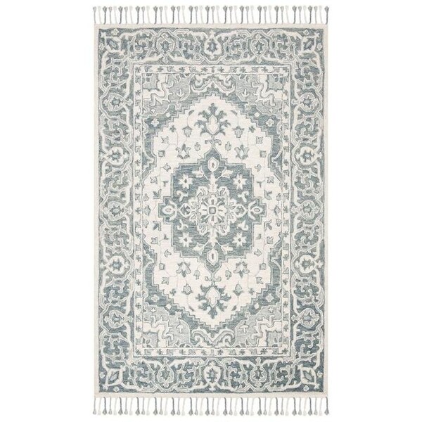 Safavieh Aspen Hand Tufted Large Rectangle RugGrey & Light Grey 8 x 10 ft. - APN122A-8