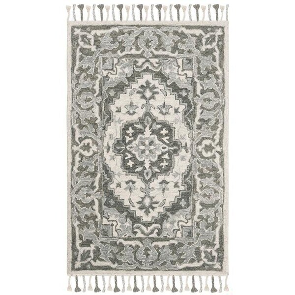 Safavieh Aspen Hand Tufted Large Rectangle RugGrey & Light Grey 8 x 10 ft. - APN122A-8