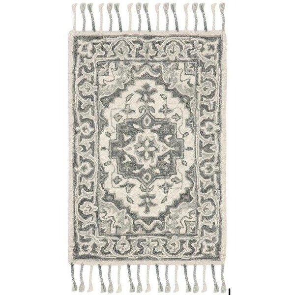 Safavieh Aspen Hand Tufted Large Rectangle RugGrey & Light Grey 8 x 10 ft. - APN122A-8