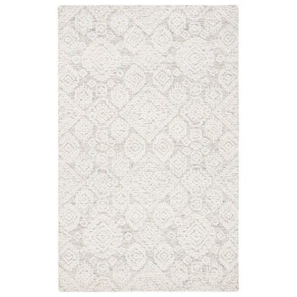 Safavieh 6 x 9 ft. Metro Rectangle Hand Tufted Rug, Light Brown & Ivory - MET987T-6