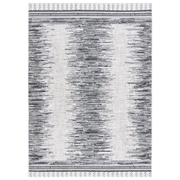 Safavieh 2 ft. 2 in. x 8 ft. Alamo 700 Runner Rug Grey & Charcoal - ALM732H-28
