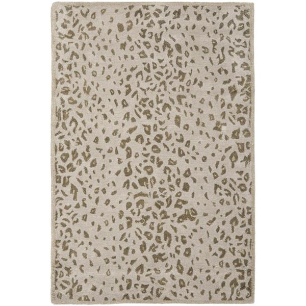 Flowers First 2 Ft. - 6 In. x 4 Ft. - 3 In. Small Rectangle, Contemporary Martha Stewart Hand Tufted Rug - FL1874444