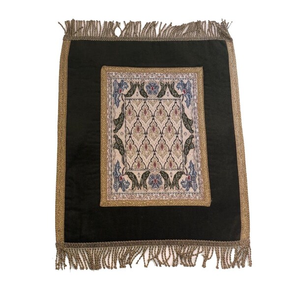 Made4Mansions 12 x 16 in. Belgium Fouquete Table Round Runner, Green - MA2108643