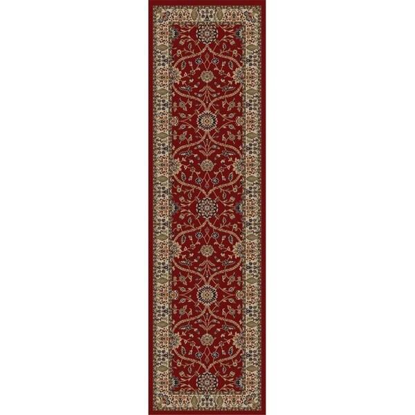 Rlm Distribution 2 ft. 3 in. x 7 ft. 7 in. Jewel Voysey - Red - HO2545880
