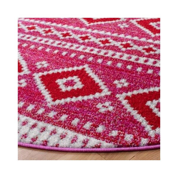 Safavieh Rectangular Adirondack Contemporary Area Rug, Fuchsia & Ivory - 4 x 6 ft. - ADR277R-4