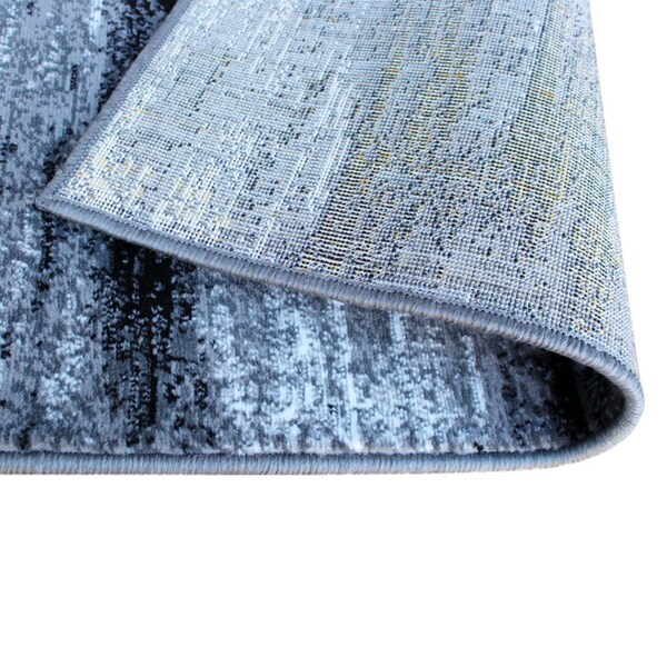Flash Furniture Gray 2' x 7' Abstract Design Accent Area Rug - ACD-RGTRZ863-27-GY-GG