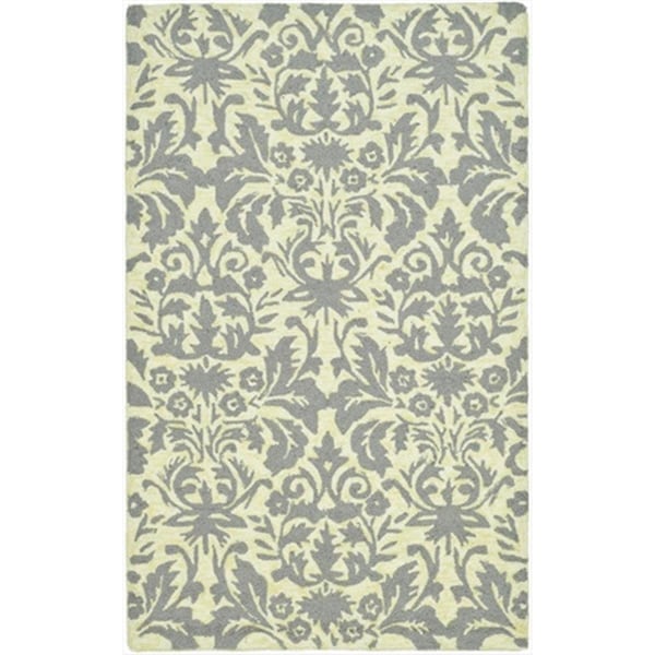 Safavieh 3 x 3 ft. Round Transitional Chelsea Beige Yellow and Grey Hand Hooked Rug - HK368A-3R