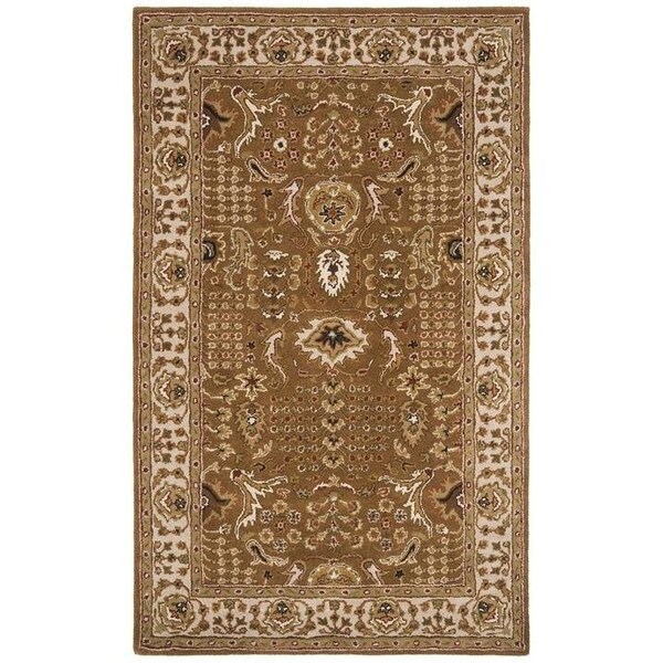 Safavieh 7 Ft. - 6 In. x 9 Ft. - 6 In. Oval- Traditional Classic Gold And Beige Hand Tufted Rug - CL764A-8OV